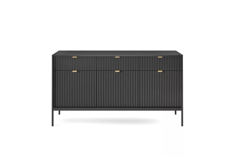 Kumode Nova KSZ-154 · Melns · 154 × 39 × 83 cm