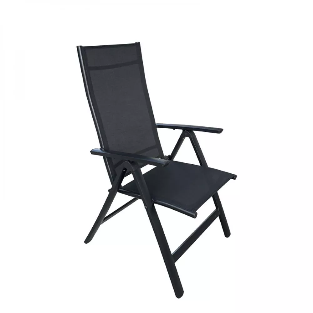 Krēsls Mars Chair · Melns · 113 × 62 × 58 cm