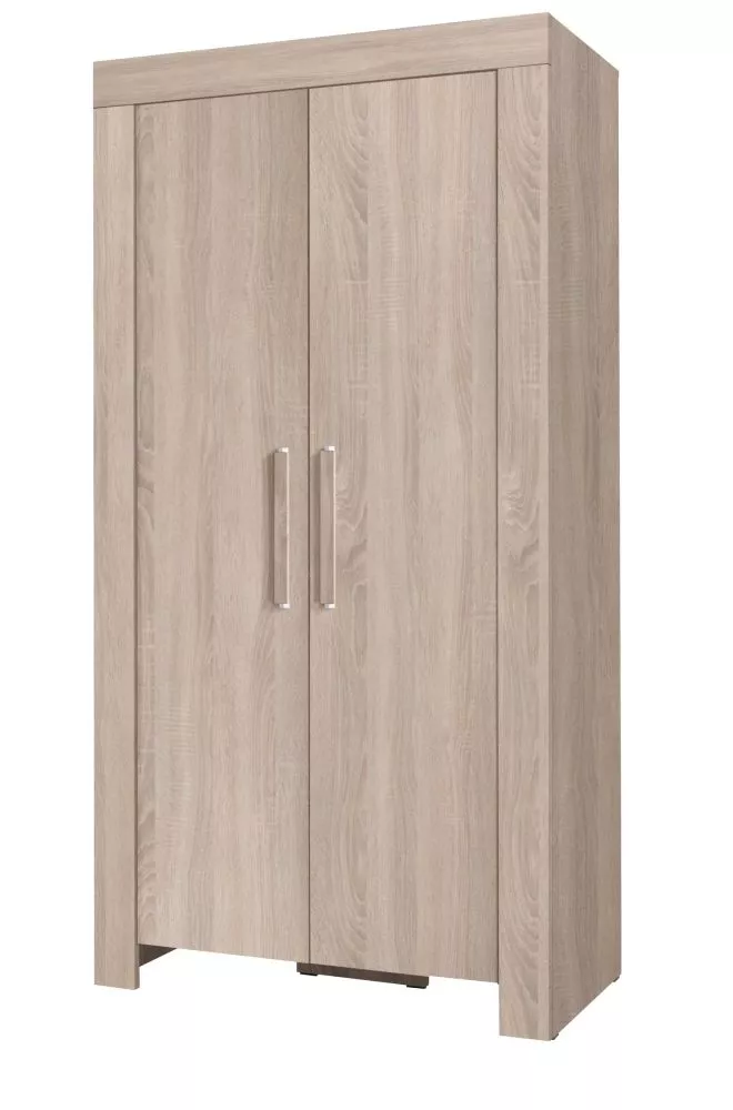 Skapis Cezar 2 · Ozols sonoma · 100 × 61 × 201 cm