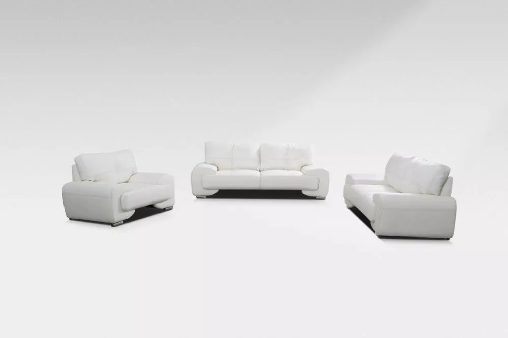 Komplekts Omega Lux 3S+2S+1S Standard · Balts · 100 × 230 × 90 cm