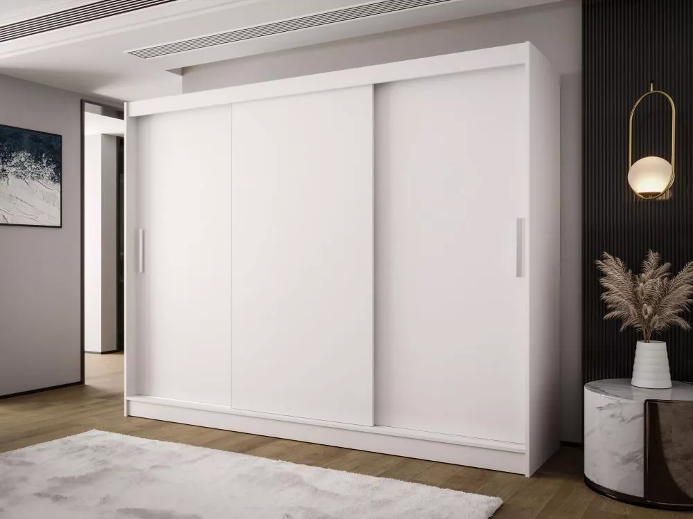 Skapis Austin 2 · Balts · 250 × 58 × 215 cm