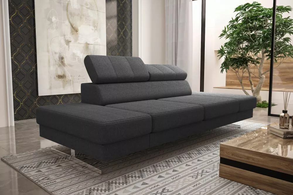 Dīvāns Emporio 2 Sofa Standard · Antracīts · 100 × 250 × 79 cm