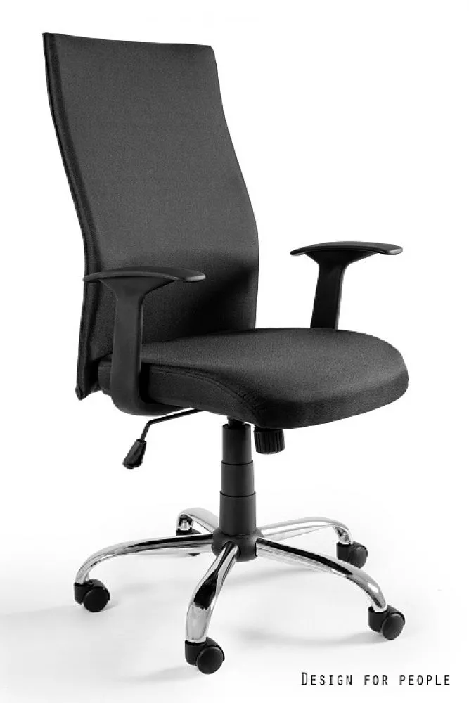 Datorkrēsls Black On Black Sēdvietas platums: 48 cm, · Melns · 52 × 46 × 103 cm