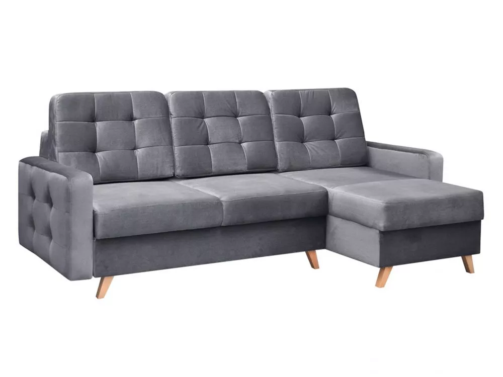Dīvāns Vegas Corner standard · Pelēks · 151 × 236 × 95 cm