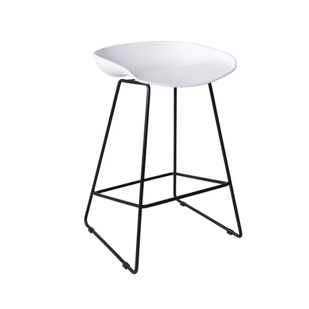 Krēsls Club Black · Balts · 62 × 45 × 43 cm