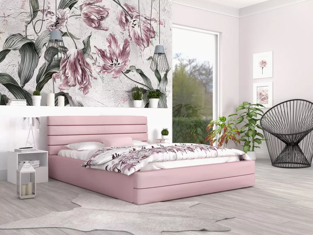 Gulta Virginia Basic Standard ar stelāžu Guļamvietas platums: 160 cm, Guļamvietas garums: 200 cm, stelāžas tips: koka, ·