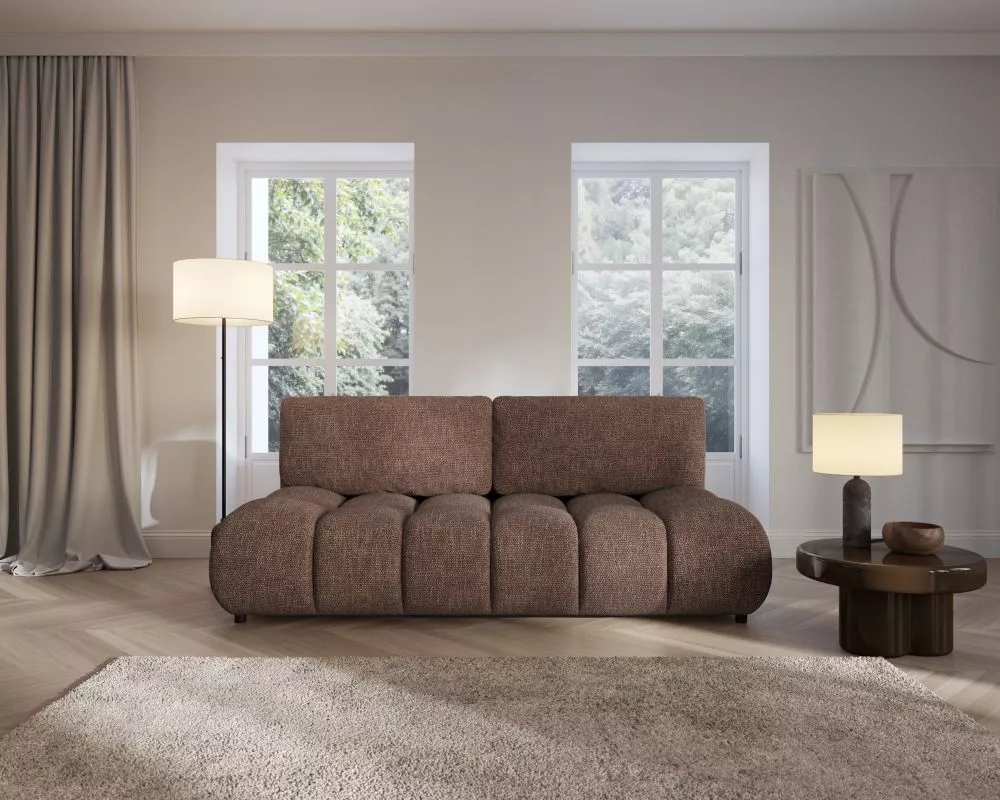 Dīvāns Moko Sofa standard · Tumši brūns · 108 × 217 × 90 cm