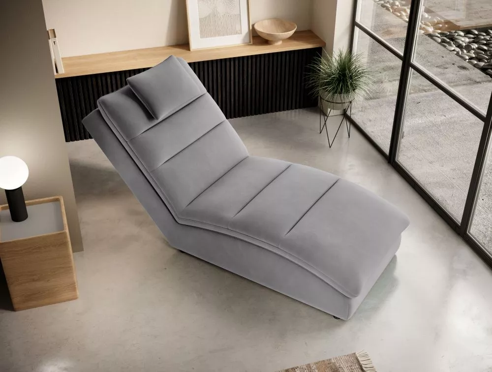 Mīksts krēsls Taco Premium Standard Sēdvietas dziļums: 117 cm, · Gaiši pelēks · 85 × 170 × 95 cm