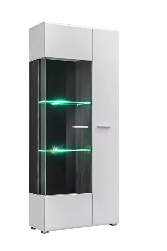 Sekcija Solido Twin W ar LED Korpusa krāsa: melna priede, · 80 × 35 × 190 cm