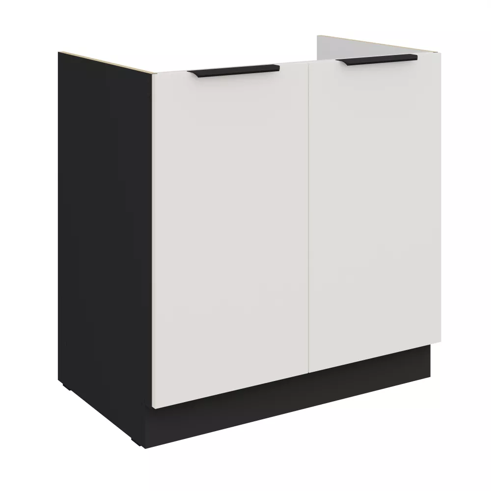Virtuves skapis Aria White 80 ZL 2F BB