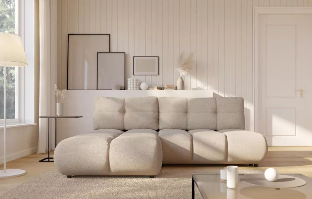 Dīvāns Milo Corner standard · Bēšs · 177 × 230 × 90 cm