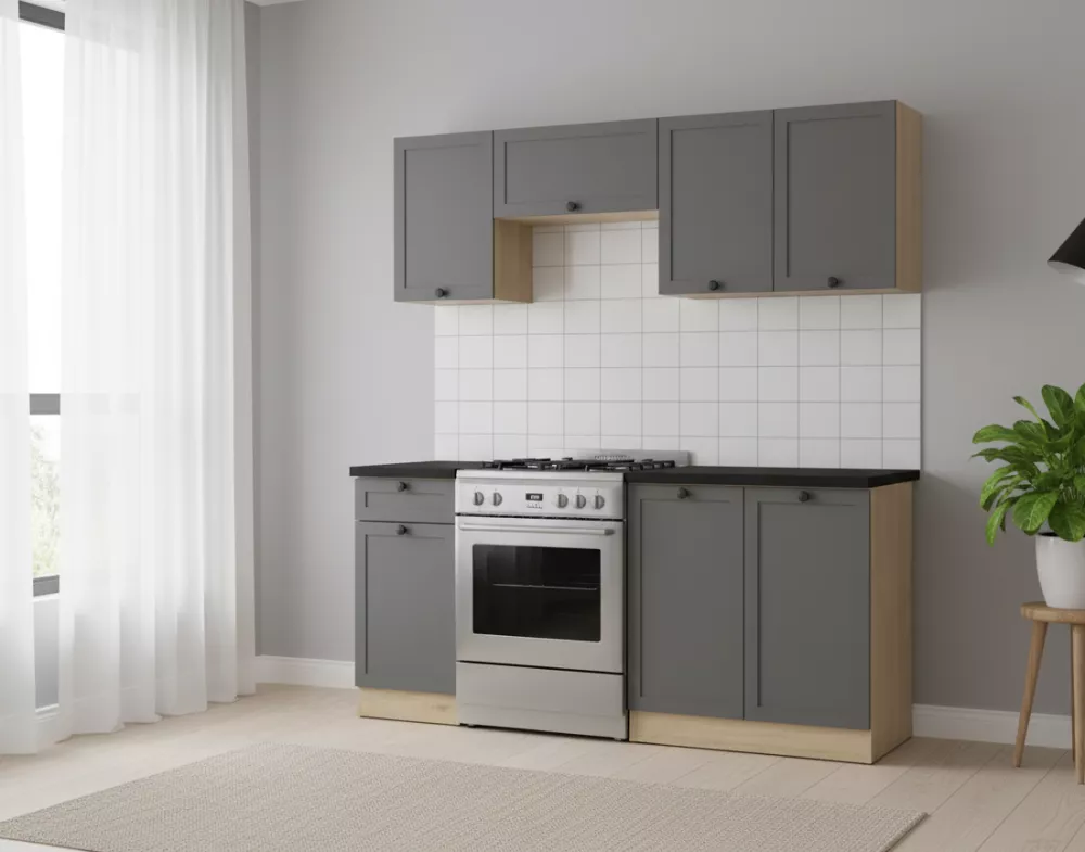 Virtuves komplekts Junona Line 180 Premium Materiāls : MDF + LKSP plātne,