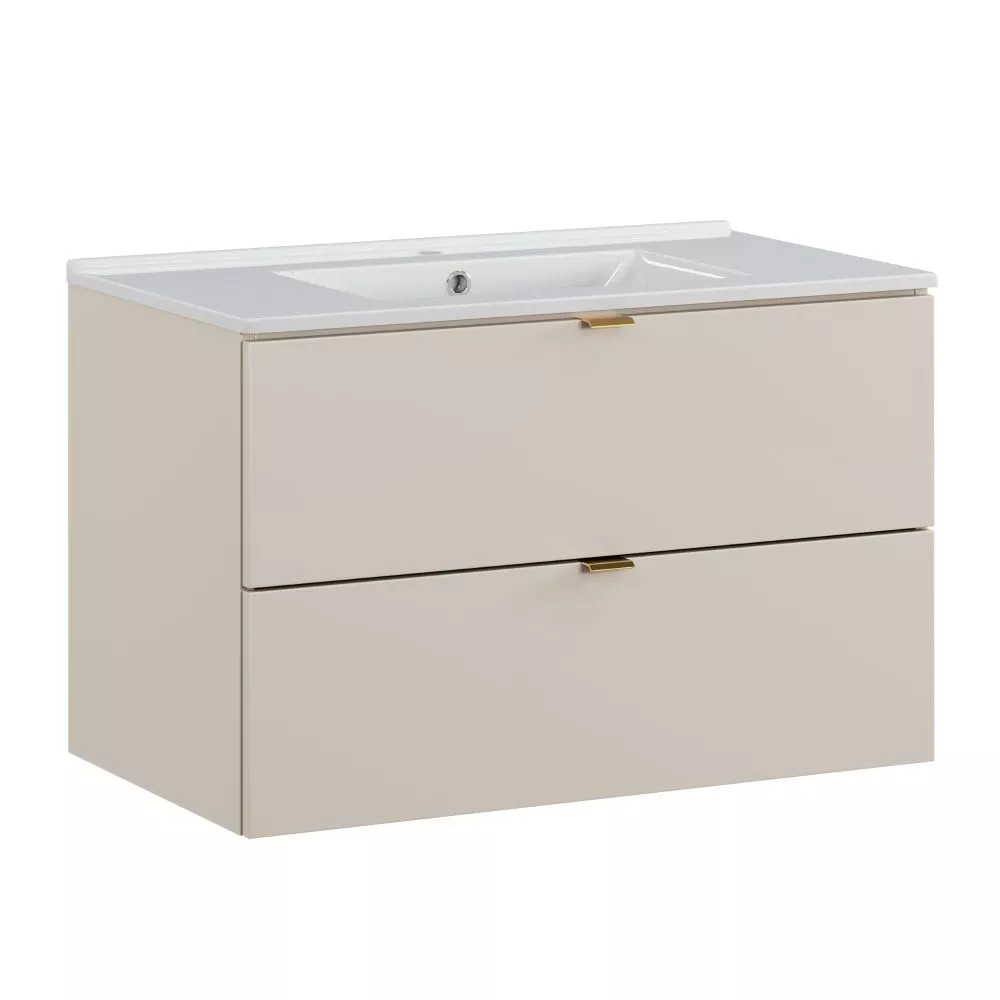 Vannas istabas skapītis Dalia Cashmere 2S Lava · Kašmira · 80 × 50 × 46 cm