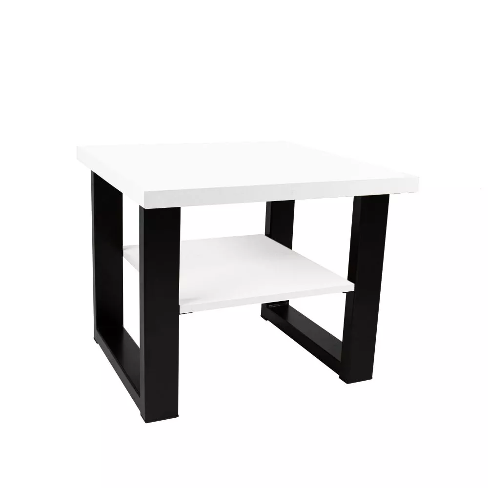 Žurnālgalds Loft New 65U Korpusa krāsa: balts, · 65 × 65 × 55 cm