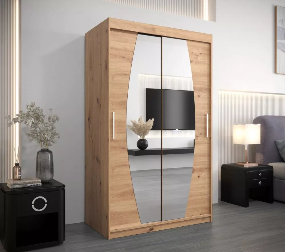 Skapis Elypse · Ozols artisan · 120 × 62 × 200 cm