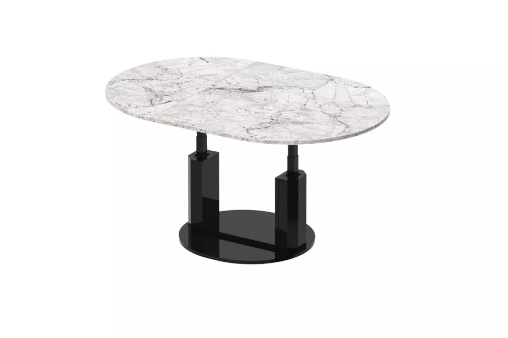 Žurnālgalds Primo Lux Gloss Korpusa krāsa: balts akmens, · 100 × 100 × 54 cm