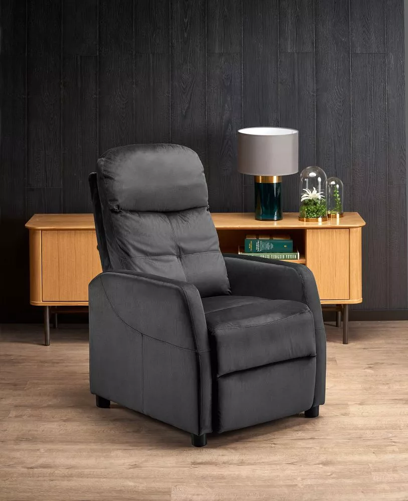 Krēsls Felipe 2 Velvet Comfort · Melns · 76 × 64 × 84 cm