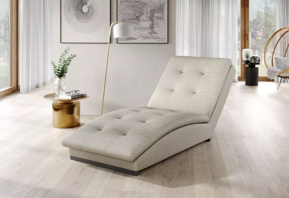 Mīksts krēsls Doro Standard Sēdvietas dziļums: 116 cm, · Krēma · 85 × 170 × 95 cm