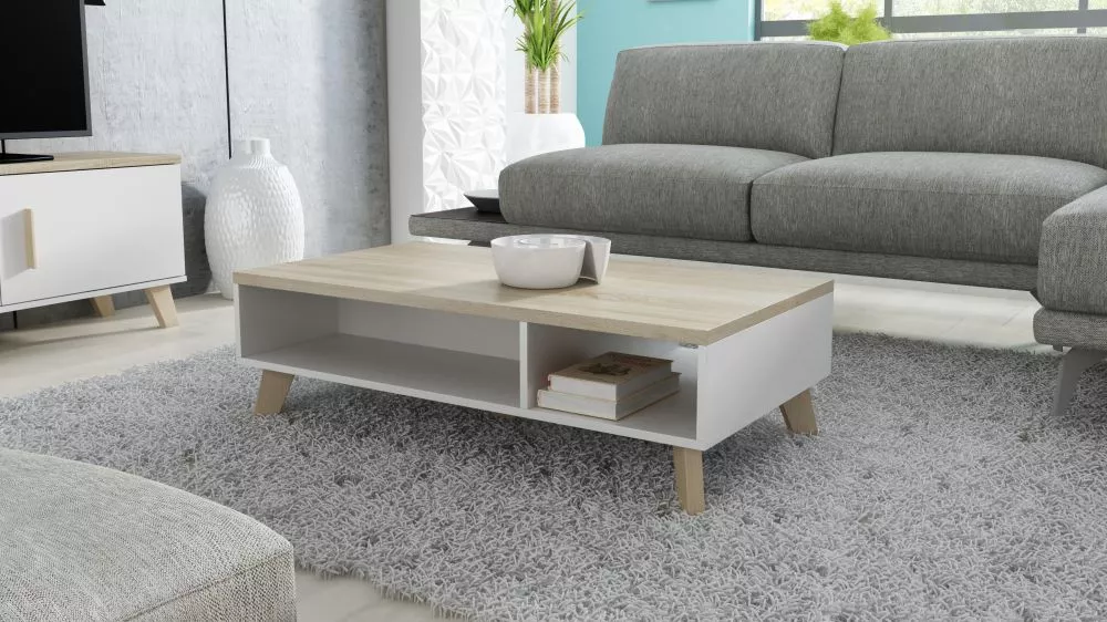 Žurnālgalds Lotta 110 Korpusa krāsa: balts, · 110 × 60 × 35 cm