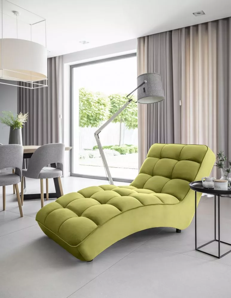 Mīksts krēsls Loren Comfort Standard · Olīvu · 85 × 170 × 116 cm