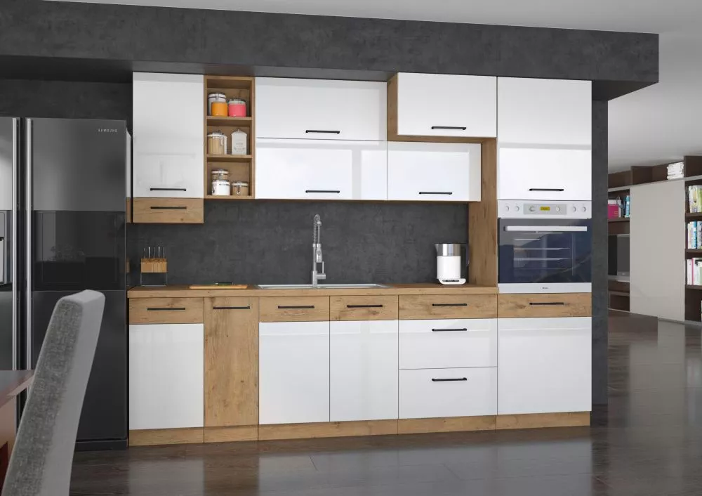 Virtuves komplekts Vigo Gloss 3 Materiāls : MDF + LKSP plātne,