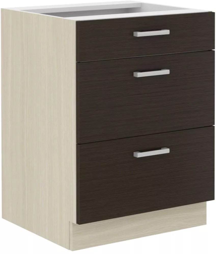 Virtuves skapis Chamonix 60 D 3S BB - QUADRO