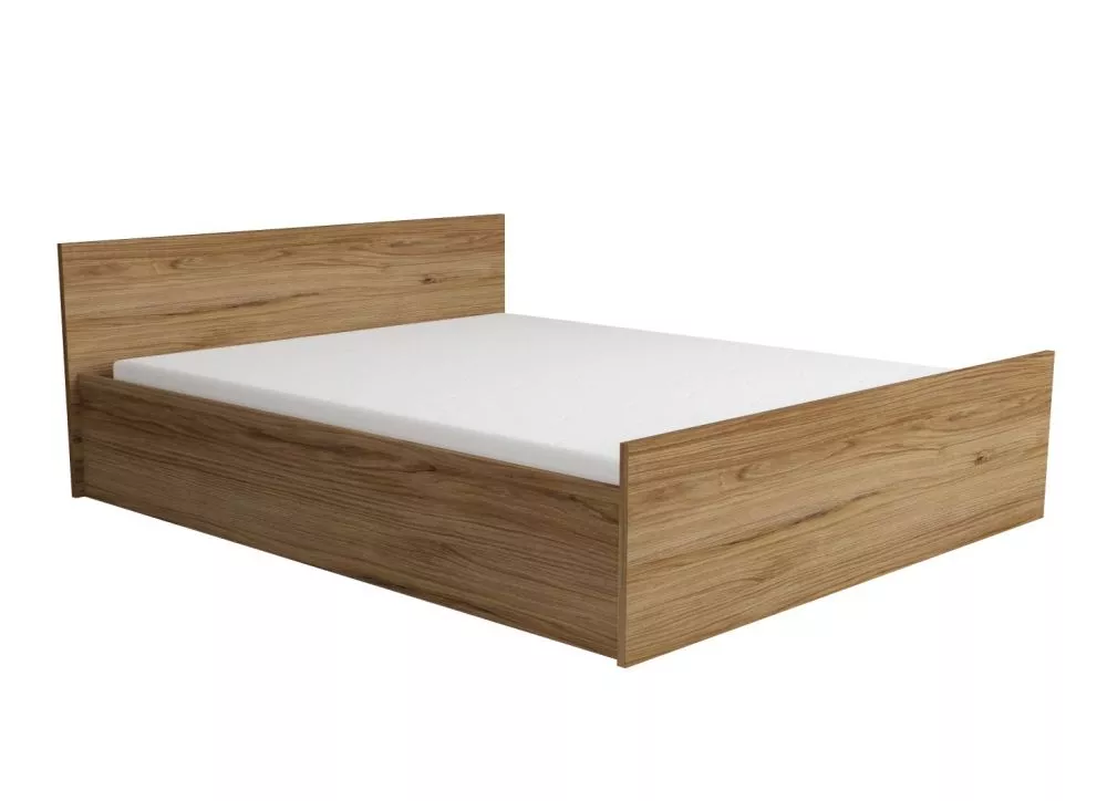 Gulta Maximus M17 ar stelāžu Guļamvietas platums: 160 cm, Guļamvietas garums: 200 cm, · Ozols · 170 × 206 × 71 cm