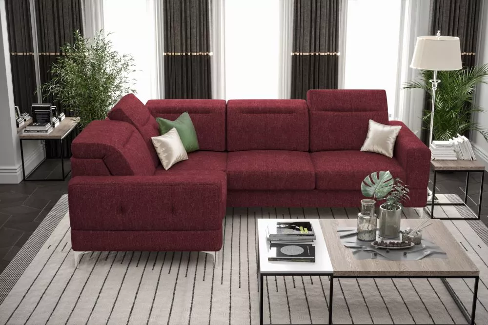 Dīvāns Malibu standard · Sarkans · 185 × 250 × 90 cm