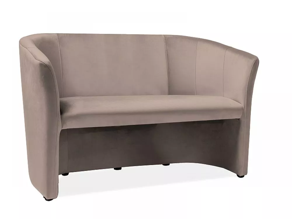 Dīvāns TM - 2 Velvet · Bēšs · 60 × 126 × 76 cm