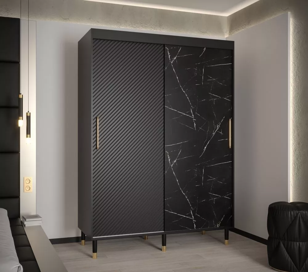 Skapis Calipso Jodelka Marmur · 150 × 62 × 208 cm