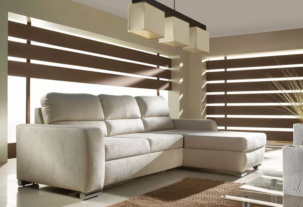 Dīvāns Niko Comfort Standard · Bēši brūns · 165 × 250 × 90 cm