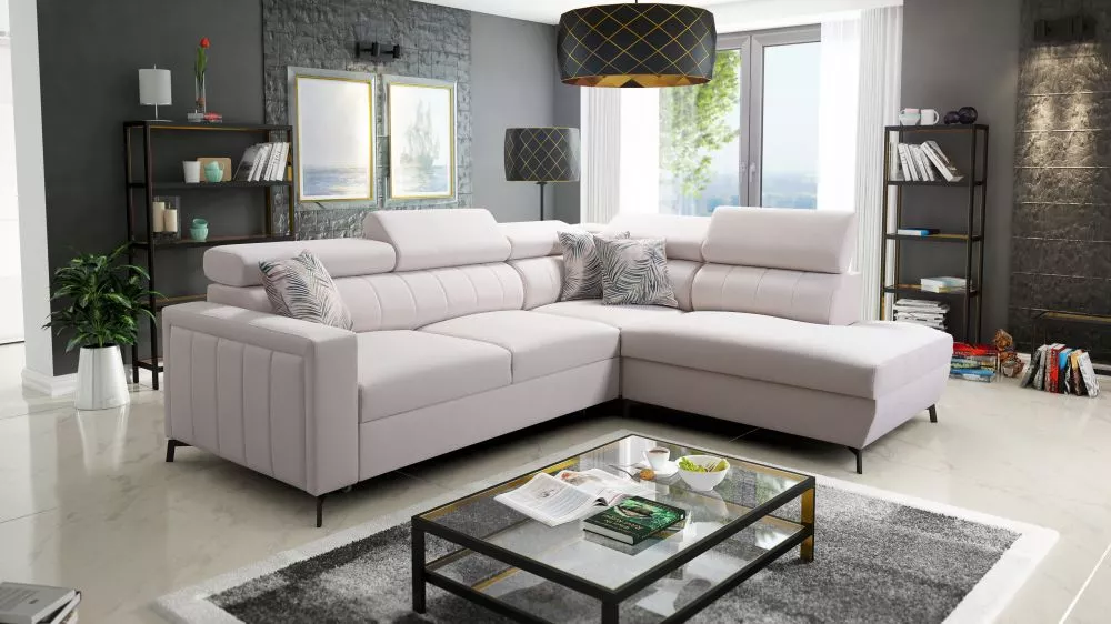 Dīvāns Baltico 3 Maxi Premium Standard · Krēma · 224 × 275 × 83 cm
