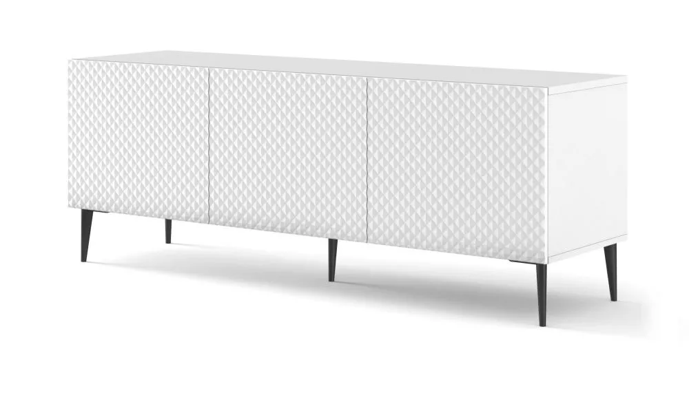 TV tumba Ravenna C Black RTV 3D · Balts · 149.7 × 41.8 × 55.8 cm