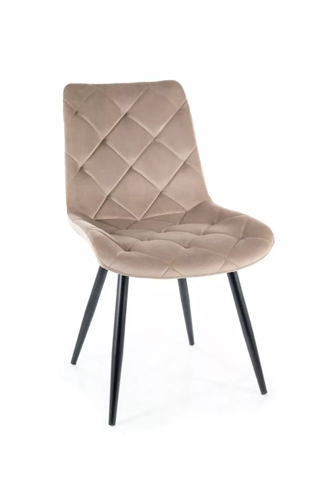 Krēsls Ralph Velvet · Tumši bēšs · 88 × 51 × 63 cm