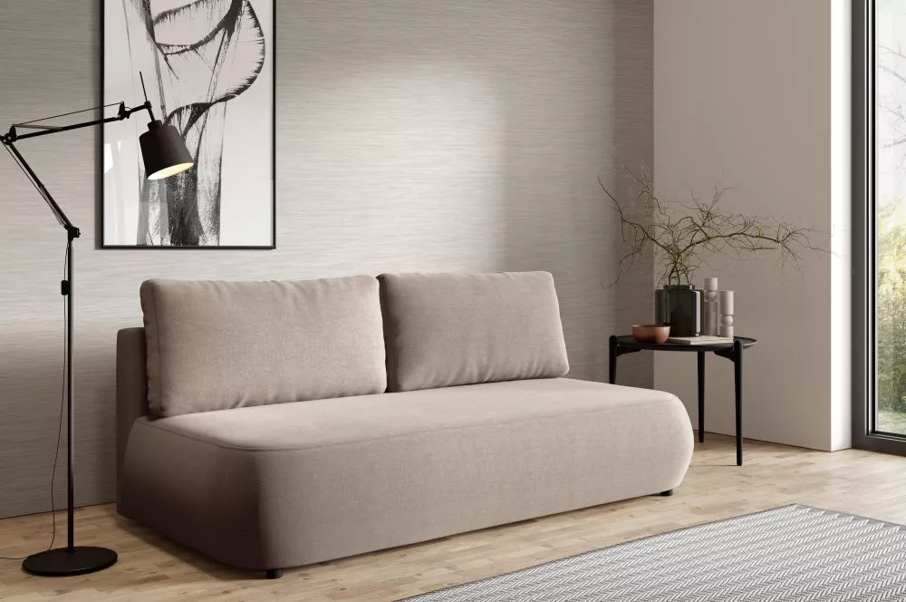 Dīvāns Avilla S standard · Gaiši bēšs · 106 × 210 × 82 cm