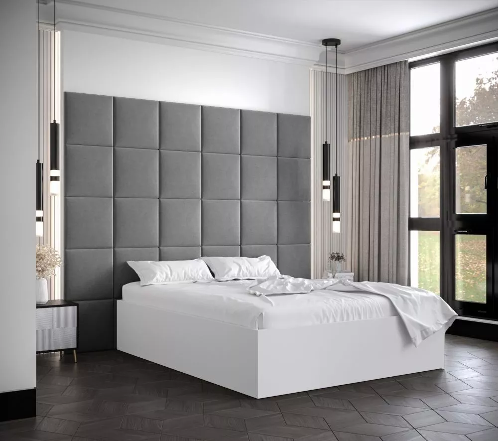 Gulta Bella 3 ar stelāžu Guļamvietas platums: 160 cm, Korpusa krāsa: balts, Guļamvietas garums: 200 cm, stelāžas tips: k