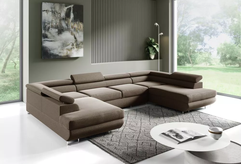 Dīvāns Corner 160 standard · Brūns · 201 × 335 × 72 cm