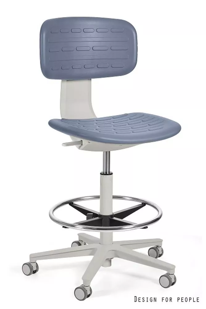 Datorkrēsls Robin Plus Korpusa krāsa: gaiši pelēks, Elementu krāsa: pelēks, Sēdvietas platums: 42.5 cm, · 45.5 × 63 × 93
