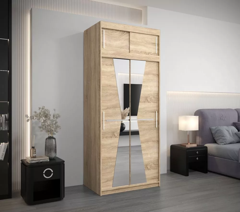 Skapis Maroko Premium · Sonoma · 100 × 62 × 240 cm