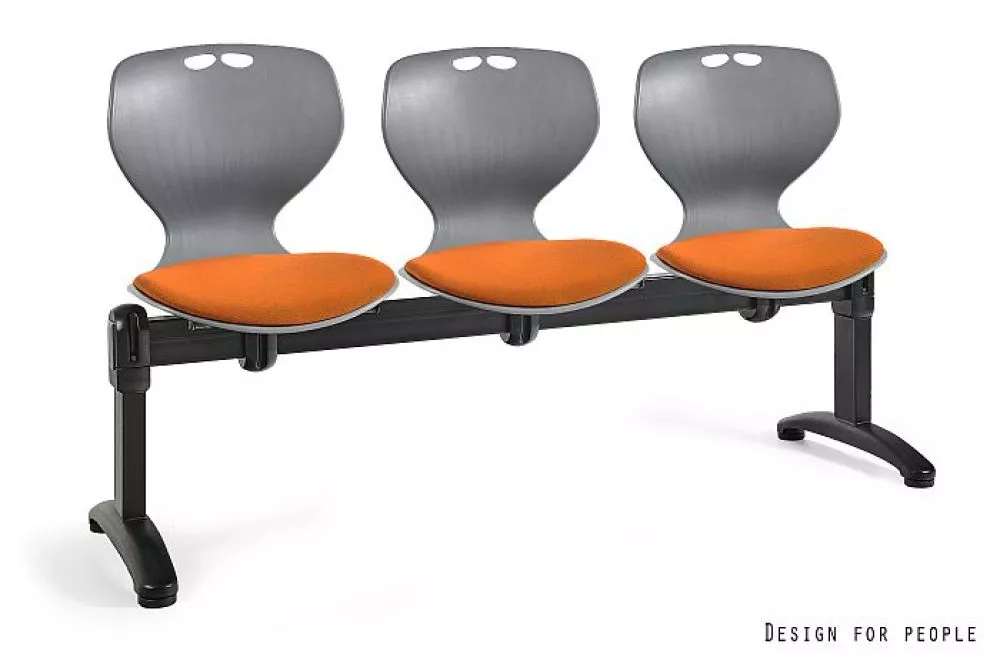 Krēsls Mata 3S Comfort Elementu krāsa: oranžs, Korpusa krāsa: pelēks, · 140 × 50 × 82 cm