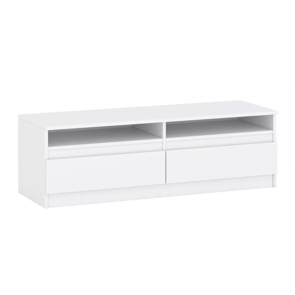 TV tumba Lala · Balts · 120 × 40 × 38 cm