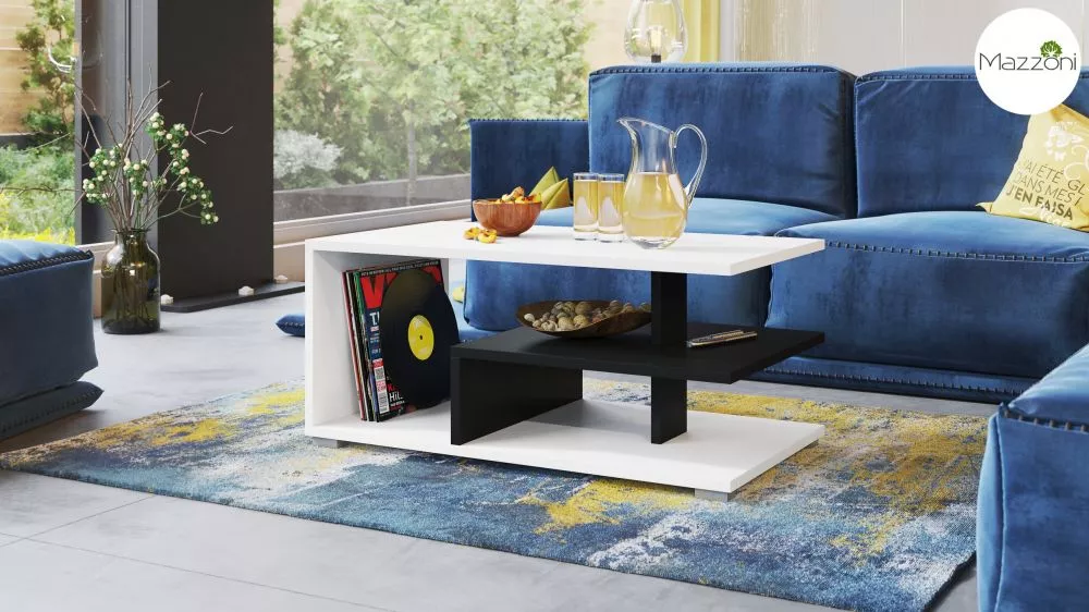 Žurnālgalds Link Modern Korpusa krāsa: balts, · 90 × 50 × 40 cm