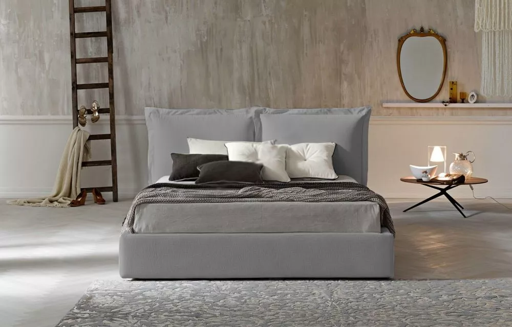 Gulta Szymek Premium Standard ar stelāžu Guļamvietas platums: 160 cm, Guļamvietas garums: 200 cm, stelāžas tips: Elastīg