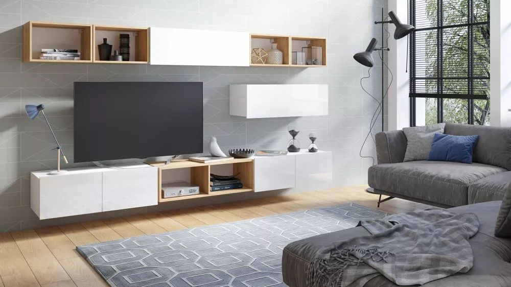 Sekcija Calabrini 26 Korpusa krāsa: balts, · 300 × 43 cm