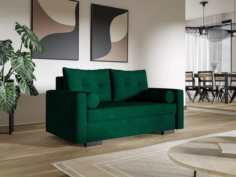Dīvāns Comfort 2 2S Standard · Zaļš · 90 × 160 × 86 cm