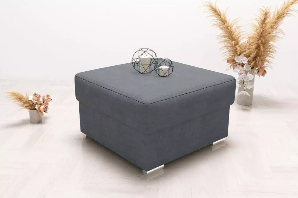 Pufs P Square Classic standard Auduma numurs: Terra 92, · Tumši pelēks · 70 × 42 × 70 cm