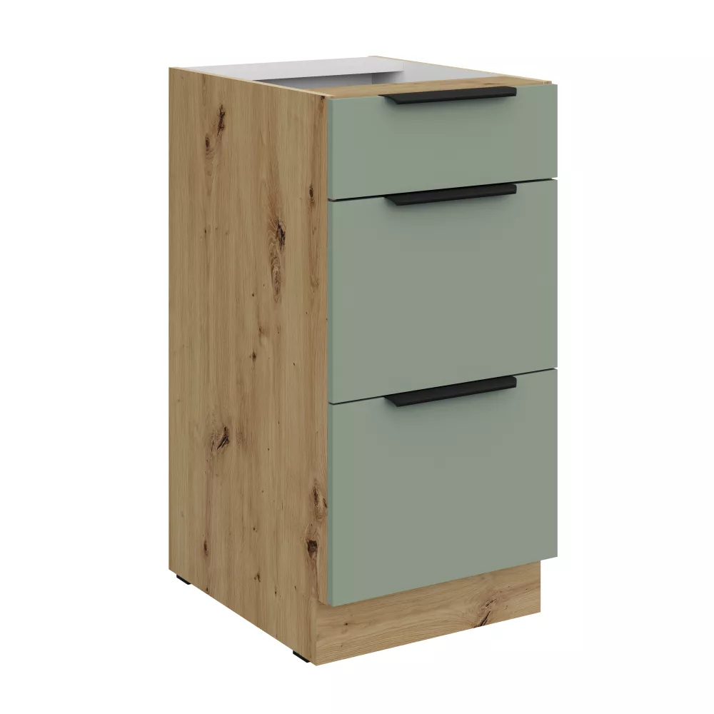 Virtuves skapis Aria Aquamarine 40 D 3S BB
