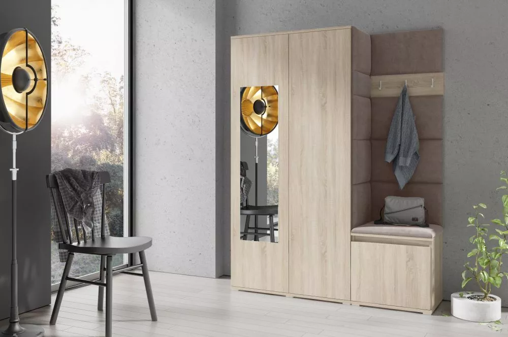 Apavu plaukts Emi 11 Trinity Korpusa krāsa: sonoma, · 140 × 185 × 40 cm