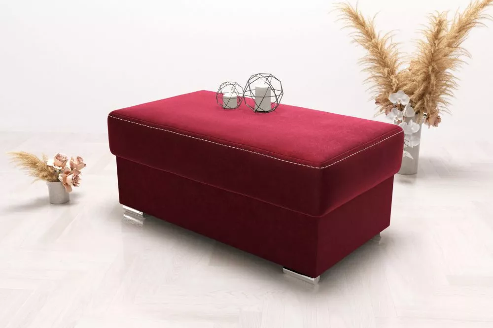 Pufs P Classic standard Auduma numurs: Monolith 59, · Sarkans · 100 × 42 × 55 cm