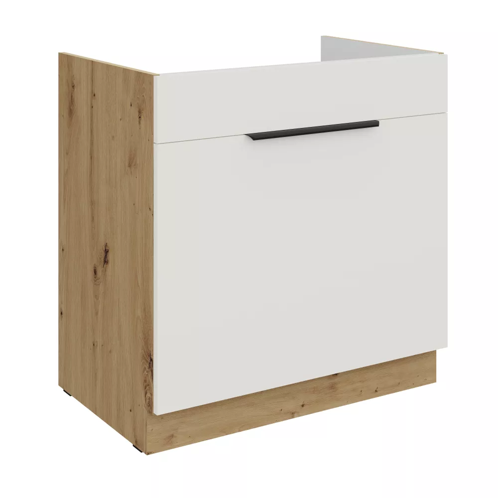 Virtuves skapis Aria White 80 ZL 1S BB